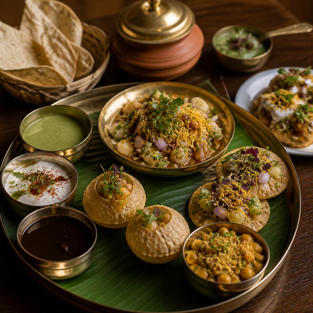 Street food plates